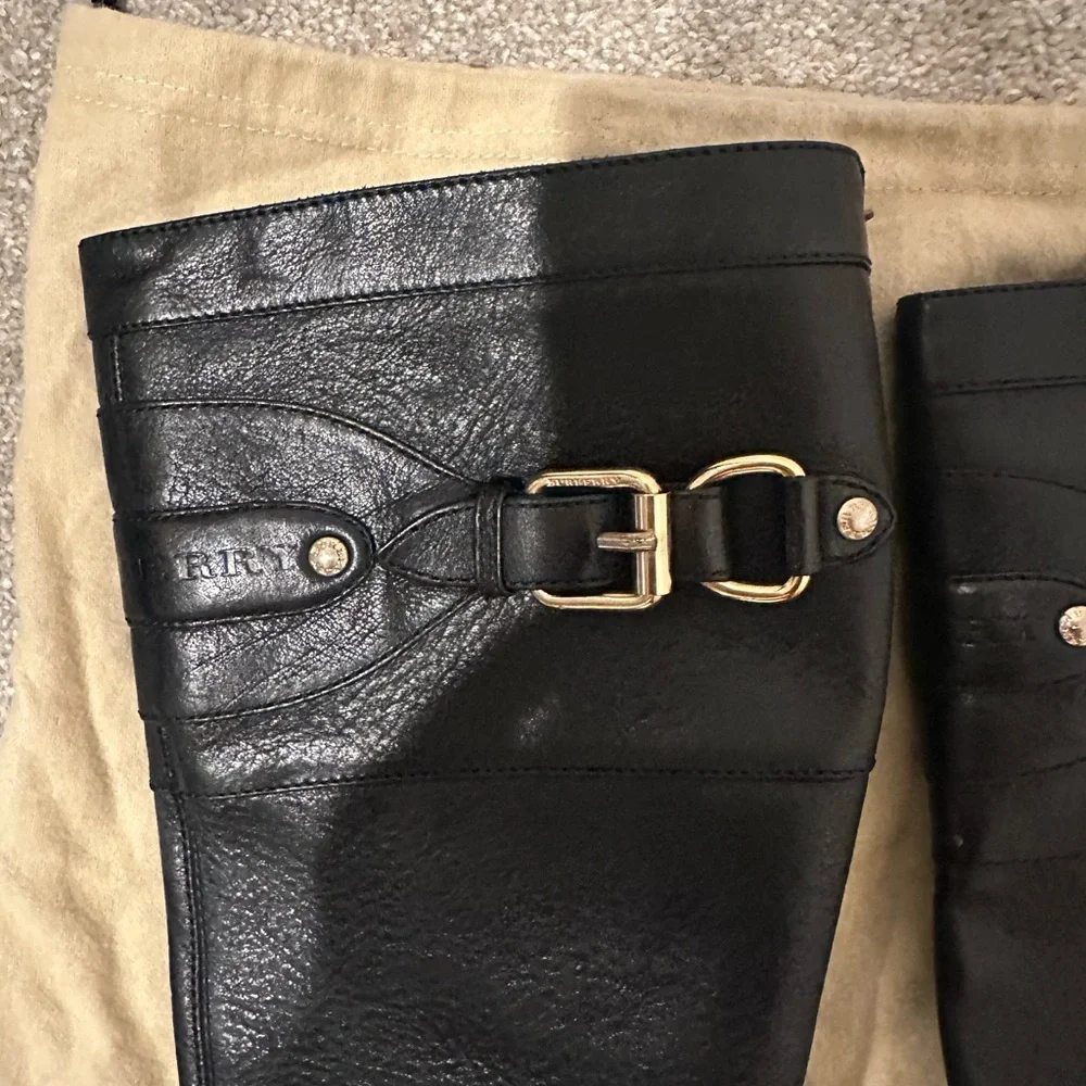Burberry leather boots 36 - Picture 3 of 5